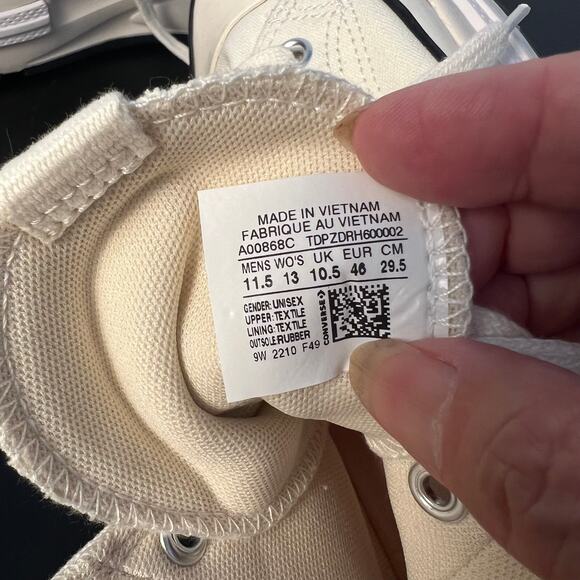 Converse, Unisex Run Star Legacy Lace Up High Tops Mens 11.5/Womens 13 main image 4